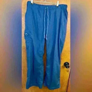 Peaches Uniforms blue scrub pants bottoms